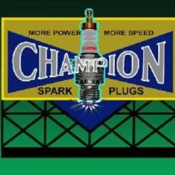 Miller Engineering 5071 HO/N Animated Neon Billboard Champion Sparkplug Large - Your Source for Gaming Essentials* Trains