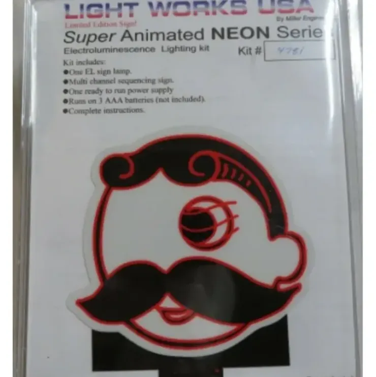 Miller Engineering 4781 HO Natty Boh Animated Neon Billboard Lighting Kit - Your Source for Gaming Essentials* Trains