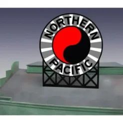 Miller Engineering 1172 HO/N Northern Pacific Animated Billboard Sign - Your Source for Gaming Essentials* Trains