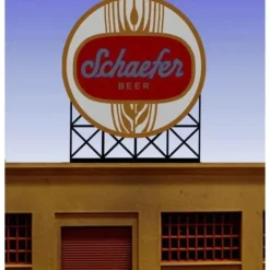 Miller Engineering 441302 HO/N Schaefer Beer Animated Neon Billboard Small - Your Source for Gaming Essentials* Trains