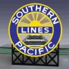 Miller Engineering 7072 HO/N Southern Pacific Animated Billboard Sign - Your Source for Gaming Essentials* Trains