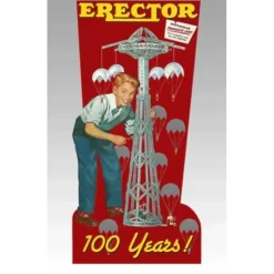 Miller Engineering 881201 HO/O AC Gilbert Erector 100 Year Anniversary Billboard - Your Source for Gaming Essentials* Trains