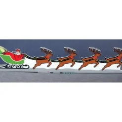 Miller Engineering 2011 HO/O Animated Neon Billboard Santa, Sleigh & Reindeer - Your Source for Gaming Essentials* Trains