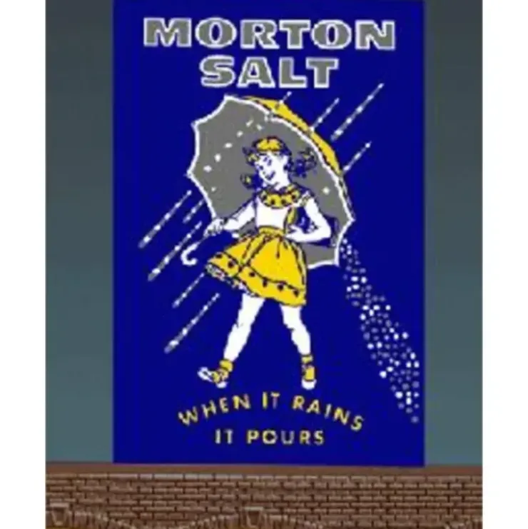Miller Engineering 6061 HO/O Animated Billboard with Support Kit Morton Salt - Your Source for Gaming Essentials* Trains