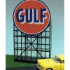 Miller Engineering 6081 HO/O Animated Neon Billboard Gulf Gasoline - Your Source for Gaming Essentials* Trains