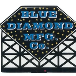 Miller Engineering 8581 HO/O Animated Neon Billboards Blue Diamond Mfg. Co. - Your Source for Gaming Essentials* Trains