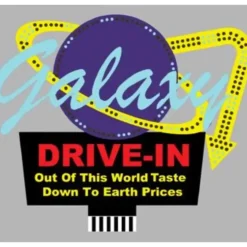 Miller Engineering 8981 HO/O Animated Neon Billboard Galaxy Drive-In - Your Source for Gaming Essentials* Trains