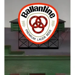 Miller Engineering 880501 HO/O Ballantine Beer Animated Neon Billboard - Your Source for Gaming Essentials* Trains