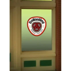 Miller Engineering 8865 HO/O Ballantine Beer Flashing Neon Window Sign - Your Source for Gaming Essentials* Trains