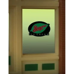 Miller Engineering 8810 HO/O Breyers Ice Cream Flashing Neon Window Sign - Your Source for Gaming Essentials* Trains