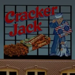 Miller Engineering 880101 HO/O Cracker Jack Animated Neon Billboard - Your Source for Gaming Essentials* Trains