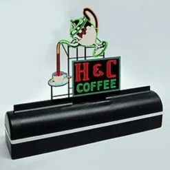 Miller Engineering 1750 HO/O Desk Top Neon H&C Coffee - Your Source for Gaming Essentials* Trains