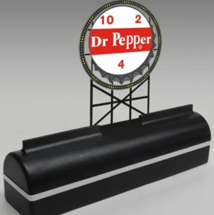 Miller Engineering 1850 HO/O Dr. Pepper, Desk Top Animated Neon Style Sign Ki - Your Source for Gaming Essentials* Trains
