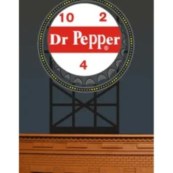 Miller Engineering 2681 HO/O Dr. Pepper Animated Neon Billboard - Your Source for Gaming Essentials* Trains