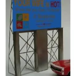 Miller Engineering 881001 HO/O Four Seasons Heating & Cooling Animated Billboard - Your Source for Gaming Essentials* Trains
