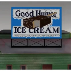 Miller Engineering 881501 HO/O Good Humor Animated Neon Billboard Large - Your Source for Gaming Essentials* Trains