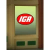 Miller Engineering 8915 HO/O IGA Independent Grocery Animated Window Sign - Your Source for Gaming Essentials* Trains
