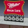 Miller Engineering 8061 HO/O Large Miller High Life, Animated Neon Sign Kit - Your Source for Gaming Essentials* Trains