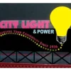 Miller Engineering 9281 HO/O Large City & Power Neon Sign Billboard - Your Source for Gaming Essentials* Trains