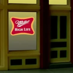 Miller Engineering 7777 HO/O Miller Beer Flashing Neon Window Sign - Your Source for Gaming Essentials* Trains