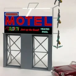 Miller Engineering 881651 HO/O Motel Animated Neon Billboard Large - Your Source for Gaming Essentials* Trains