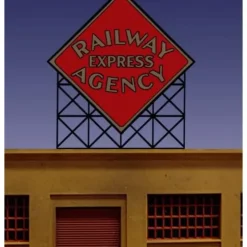 Miller Engineering 71 HO/O Railway Express Neon Sing Lighting Kit - Your Source for Gaming Essentials* Trains