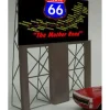 Miller Engineering 5061 HO/O Route 66 Animated Billboard - Your Source for Gaming Essentials* Trains