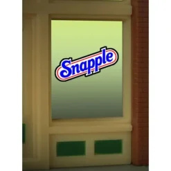 Miller Engineering 8905 HO/O Snapple Flashing Neon Window Sign - Your Source for Gaming Essentials* Trains