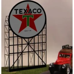 Miller Engineering 5181 HO/O Texaco Animated Neon Series Billboard - Your Source for Gaming Essentials* Trains