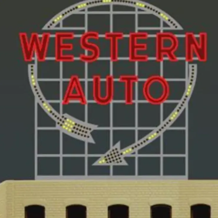 Miller Engineering 2481 HO/O Western Auto Billboard - Your Source for Gaming Essentials* Trains