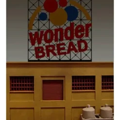 Miller Engineering 4061 HO/O Wonder Bread Animated Neon Billboard - Your Source for Gaming Essentials* Trains