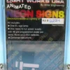 Miller Engineering 66821-L HO/N Animated Multi-Graphic Vertical Neon Sign Kit - Your Source for Gaming Essentials* Trains