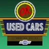 Miller Engineering 5482 N Animated Neon Billboard OK Used Cars - Your Source for Gaming Essentials* Trains