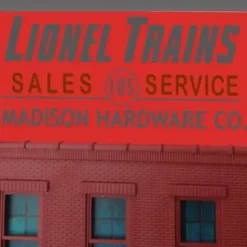 Miller Engineering 441012 N/HO Madison Hardware Animated Neon Billboard - Your Source for Gaming Essentials* Trains