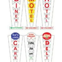 Miller Engineering 7282 N/HO Multi Graphic Vertical Animated Sign - Your Source for Gaming Essentials* Trains