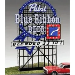 Miller Engineering 4082 N/HO Small Pabst Roadside Billboard - Your Source for Gaming Essentials* Trains