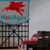 Miller Engineering 4682 N Mobilgas Gas Station Animated Neon Signs Billboard Kit - Your Source for Gaming Essentials