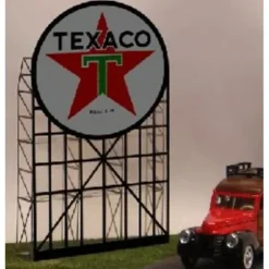 Miller Engineering 5182 N Texaco Animated Billboard - Your Source for Gaming Essentials* Trains