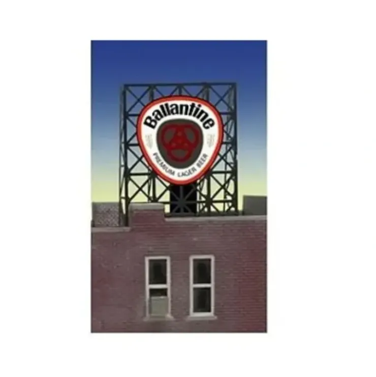 Miller Engineering 338865 N/Z Ballentine Beer Animated Rooftop Billboard - Your Source for Gaming Essentials* Trains