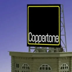 Miller Engineering 338830 N/Z Coppertone Animated Rooftop Billboard Small - Your Source for Gaming Essentials* Trains