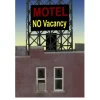 Miller Engineering 338975 N/Z Motel Flashing Neon Rooftop Billboard Small - Your Source for Gaming Essentials* Trains