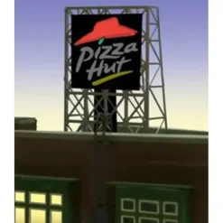 Miller Engineering 338985 N/Z Pizza Flashing Neon Rooftop Billboard Small - Your Source for Gaming Essentials* Trains
