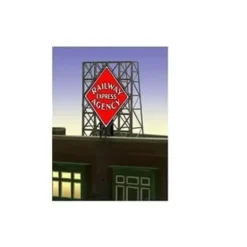 Miller Engineering 338870 N/Z Railway Express Agency Animated Neon Billboard - Your Source for Gaming Essentials* Trains