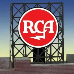 Miller Engineering 339000 N/Z RCA Flashing Neon Rooftop Billboard - Your Source for Gaming Essentials* Trains