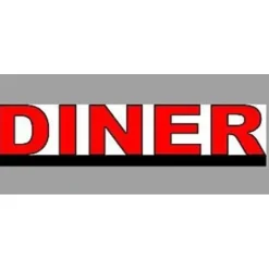Miller Engineering 55030 O Diner Double-Sided Rotating Sign - Your Source for Gaming Essentials* Trains
