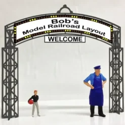 Miller Engineering 880651 O/HO Animated Universal Entrance Sign Kit - Your Source for Gaming Essentials* Trains