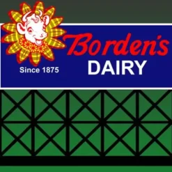 Miller Engineering 1051 O/HO Borden's Dairy Animated Billboard Sign - Your Source for Gaming Essentials* Trains