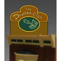 Miller Engineering 880801 O/HO The Drunken Clam Animated Neon Billboard Large - Your Source for Gaming Essentials* Trains