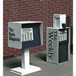Miller Engineering 481410 O Newspaper Stands (2) - Your Source for Gaming Essentials* Trains