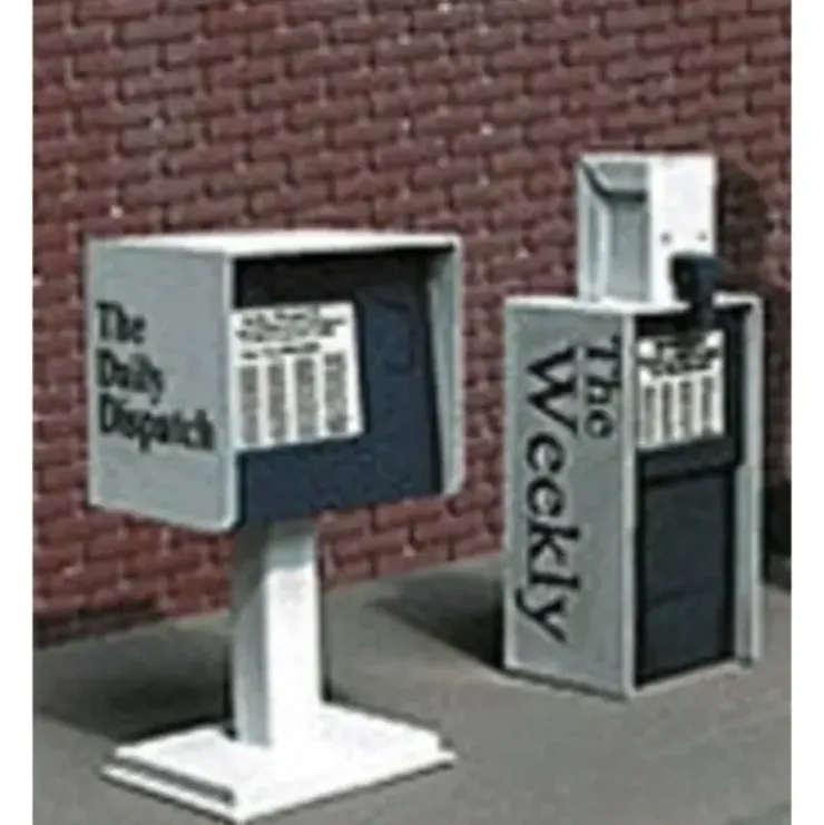 Miller Engineering 481410 O Newspaper Stands (2) - Your Source for Gaming Essentials* Trains